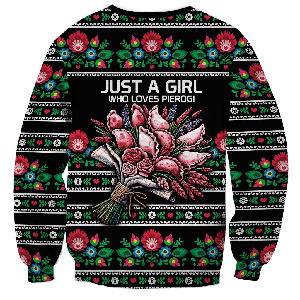 Pink Pierogi Flowers Over Dumplings Sweatshirt