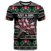 Pink Pierogi Flowers Over Dumplings T Shirt