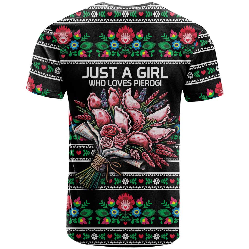Pink Pierogi Flowers Over Dumplings T Shirt