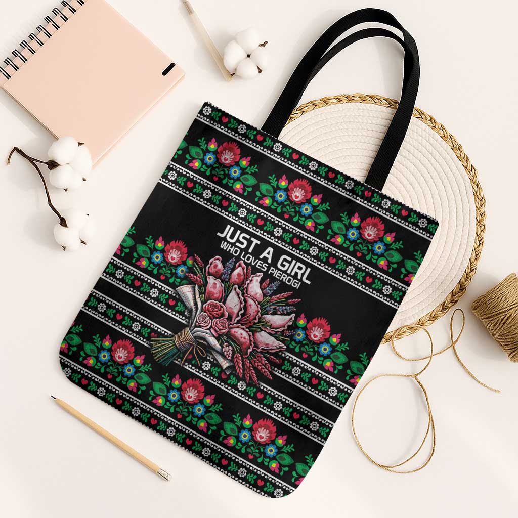 Pink Pierogi Flowers Over Dumplings Tote Bag
