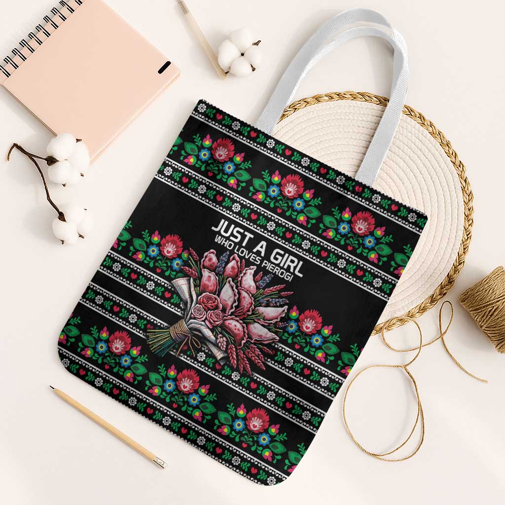 Pink Pierogi Flowers Over Dumplings Tote Bag