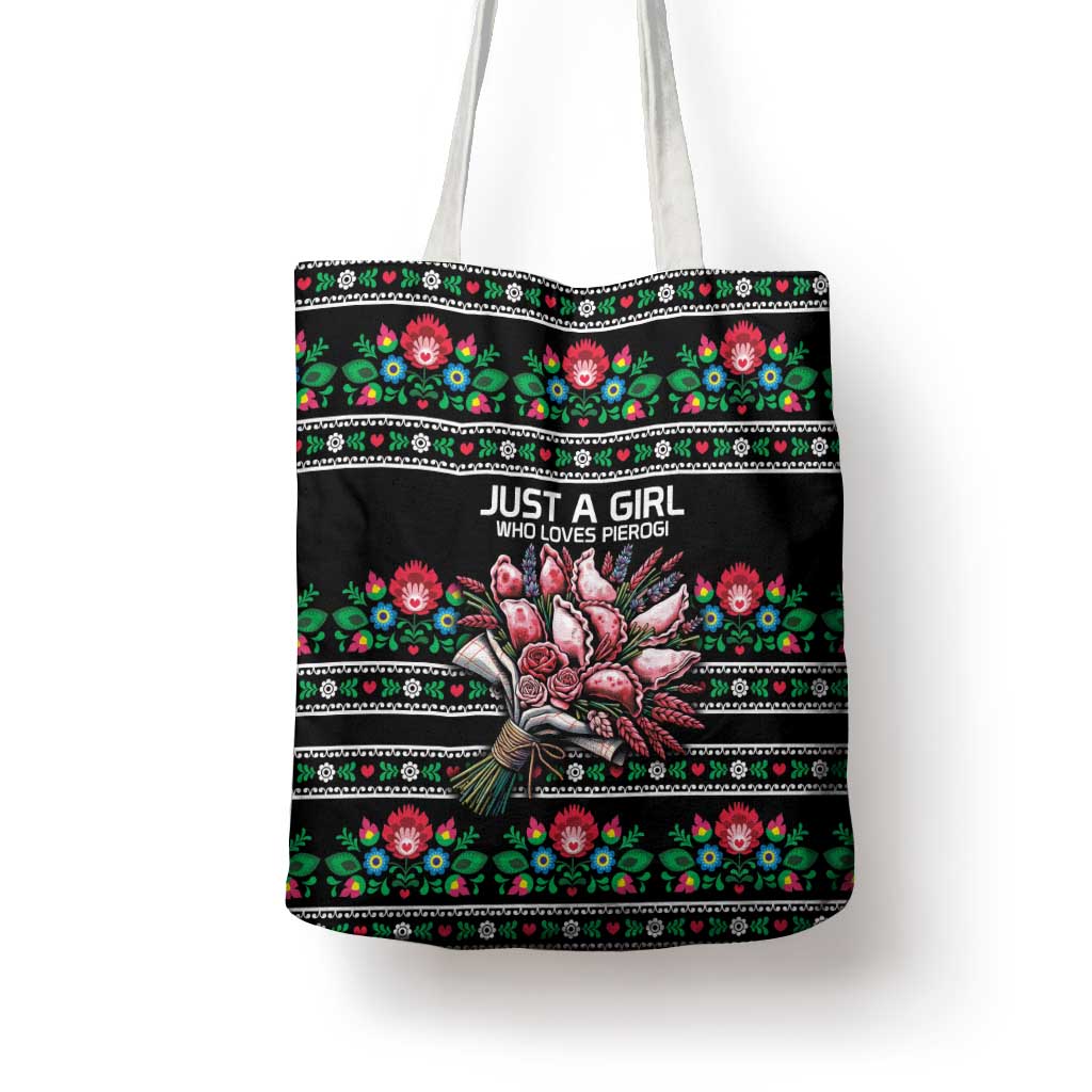 Pink Pierogi Flowers Over Dumplings Tote Bag
