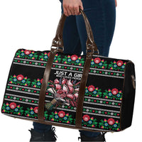 Pink Pierogi Flowers Over Dumplings Travel Bag