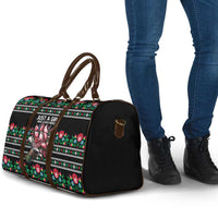 Pink Pierogi Flowers Over Dumplings Travel Bag