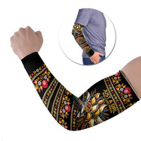Gold Pierogi Flowers Over Dumplings Arm Sleeves