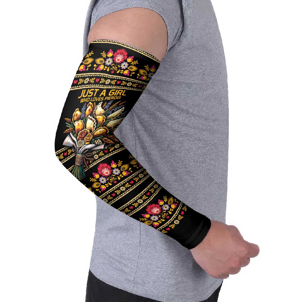 Gold Pierogi Flowers Over Dumplings Arm Sleeves