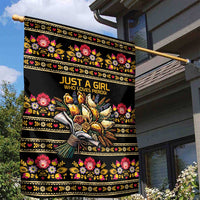 Gold Pierogi Flowers Over Dumplings Garden Flag