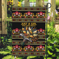 Gold Pierogi Flowers Over Dumplings Garden Flag