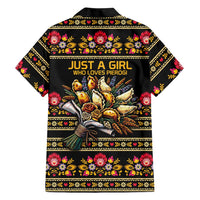 Gold Pierogi Flowers Over Dumplings Hawaiian Shirt