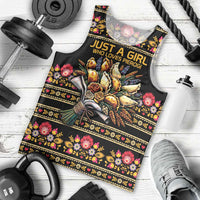 Gold Pierogi Flowers Over Dumplings Men Tank Top