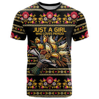 Gold Pierogi Flowers Over Dumplings T Shirt