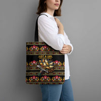 Gold Pierogi Flowers Over Dumplings Tote Bag