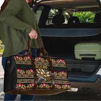 Gold Pierogi Flowers Over Dumplings Travel Bag
