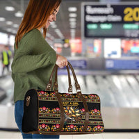 Gold Pierogi Flowers Over Dumplings Travel Bag