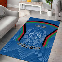 Custom Afghanistan Cricket Area Rug Afghan Coat Of Arm with Special Flag LT9 - Wonder Print Shop