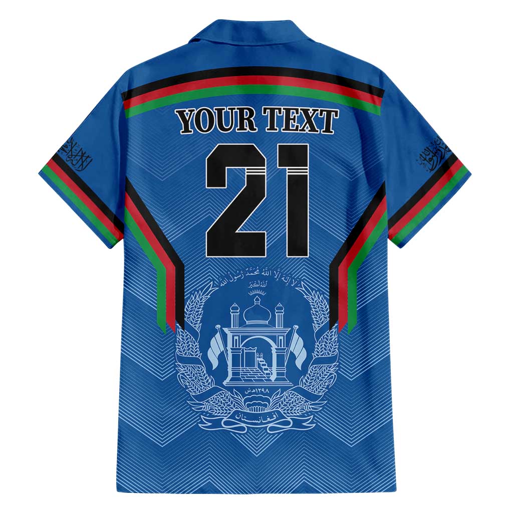 Custom Afghanistan Cricket Family Matching Short Sleeve Bodycon Dress and Hawaiian Shirt Afghan Coat Of Arm with Special Flag - Wonder Print Shop