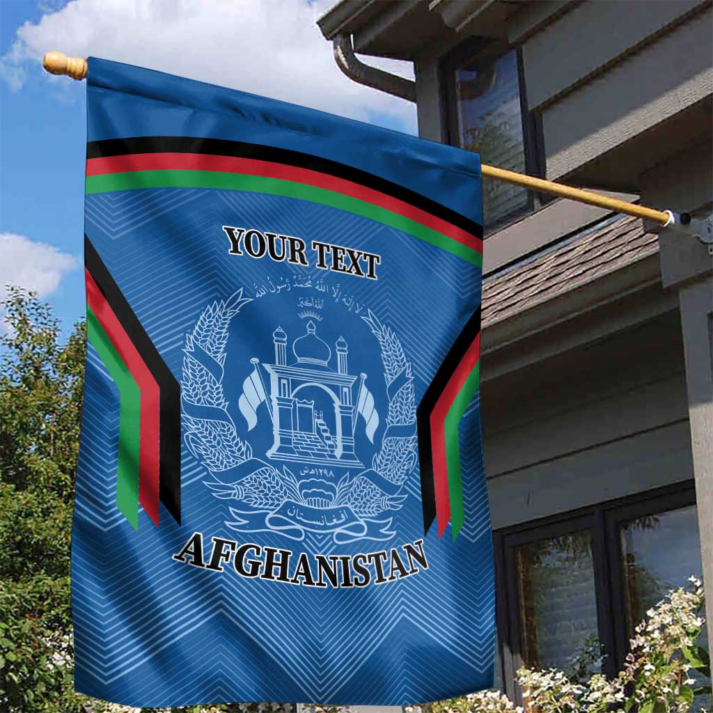 Custom Afghanistan Cricket Garden Flag Afghan Coat Of Arm with Special Flag - Wonder Print Shop