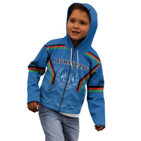 Custom Afghanistan Cricket Kid Hoodie Afghan Coat Of Arm with Special Flag - Wonder Print Shop