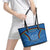 Custom Afghanistan Cricket Leather Tote Bag Afghan Coat Of Arm with Special Flag - Wonder Print Shop