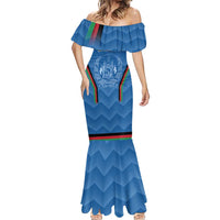 Custom Afghanistan Cricket Mermaid Dress Afghan Coat Of Arm with Special Flag - Wonder Print Shop