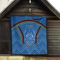 Custom Afghanistan Cricket Quilt Afghan Coat Of Arm with Special Flag - Wonder Print Shop