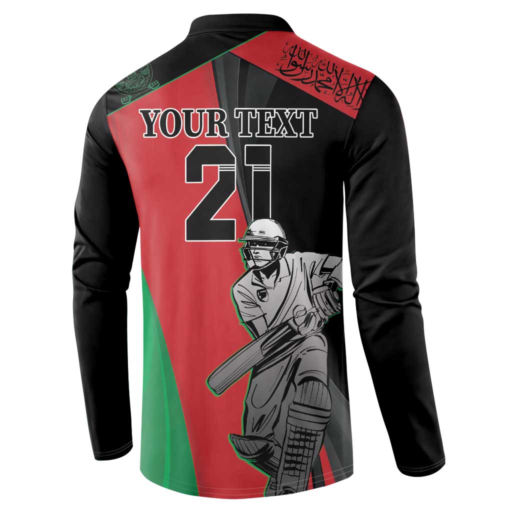 Custom Afghanistan Cricket Button Sweatshirt Sporty Version LT9 - Wonder Print Shop