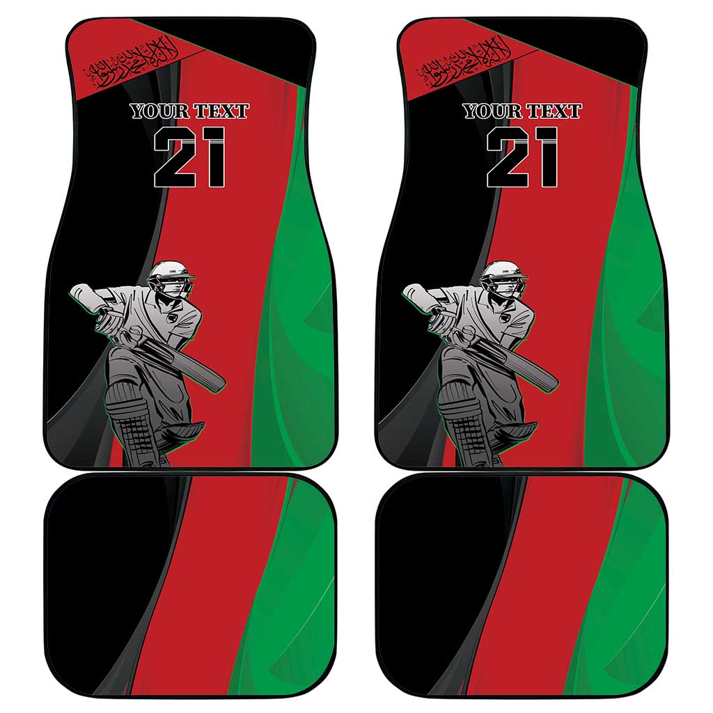 Custom Afghanistan Cricket Car Mats Sporty Version LT9 - Wonder Print Shop