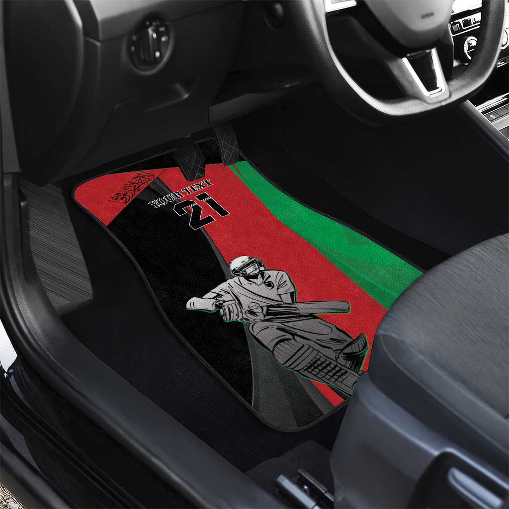 Custom Afghanistan Cricket Car Mats Sporty Version LT9 - Wonder Print Shop