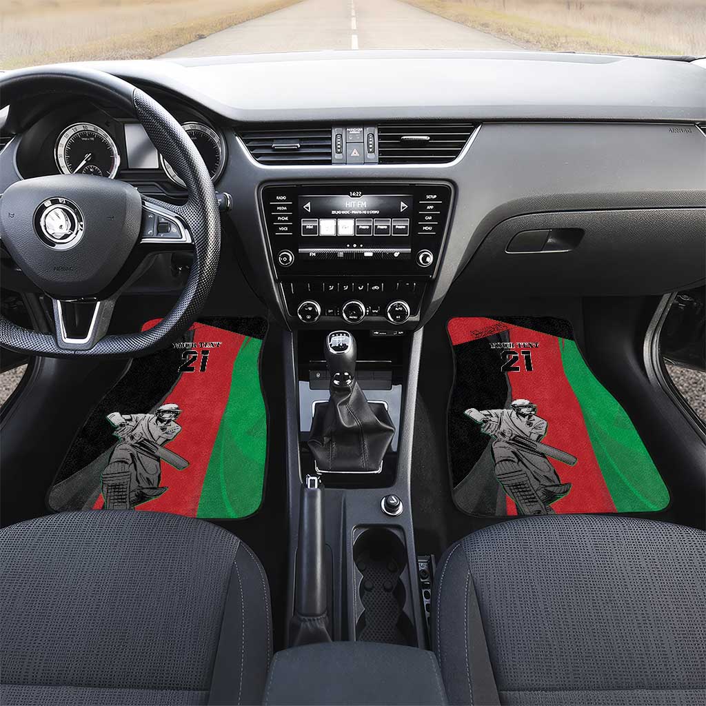 Custom Afghanistan Cricket Car Mats Sporty Version LT9 - Wonder Print Shop