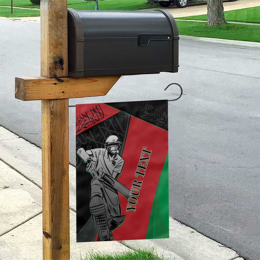 Custom Afghanistan Cricket Garden Flag Sporty Version - Wonder Print Shop