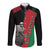 Custom Afghanistan Cricket Long Sleeve Button Shirt Sporty Version - Wonder Print Shop