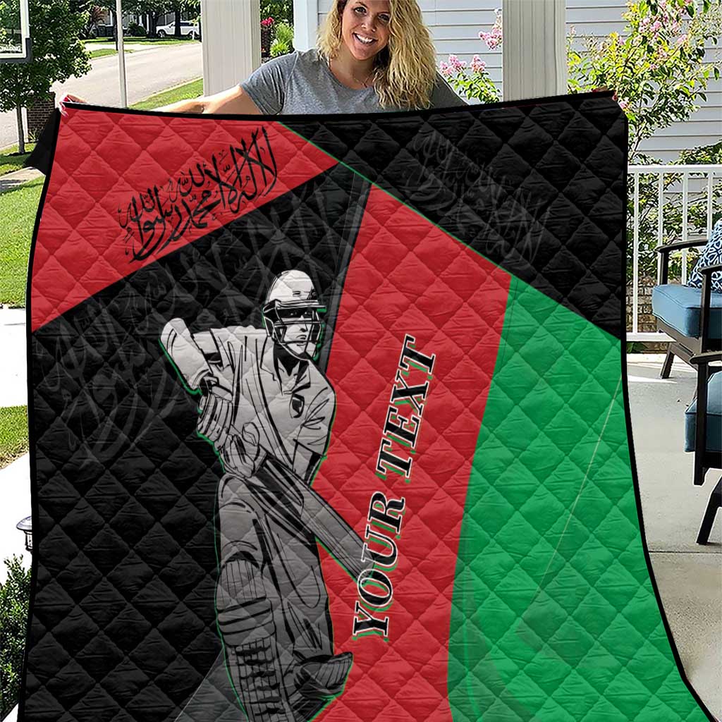 Custom Afghanistan Cricket Quilt Sporty Version - Wonder Print Shop