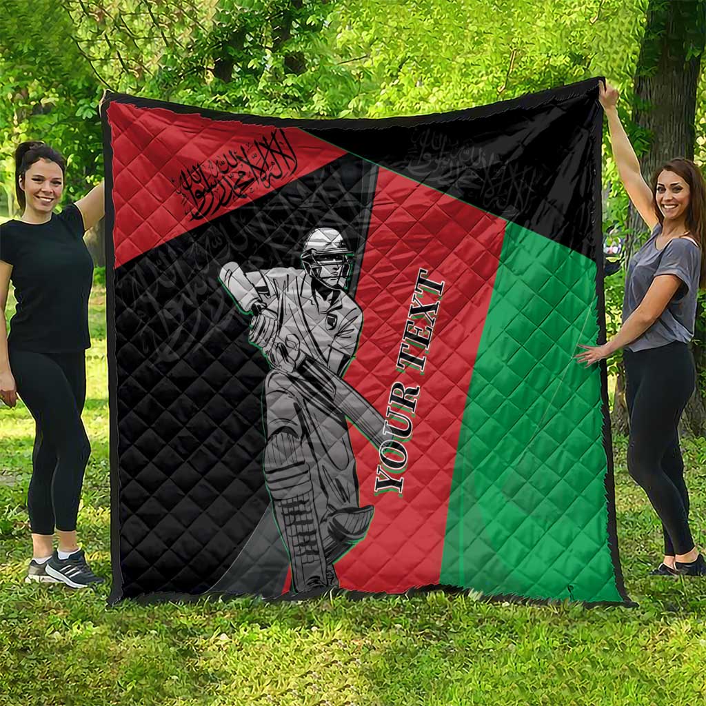 Custom Afghanistan Cricket Quilt Sporty Version - Wonder Print Shop