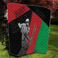 Custom Afghanistan Cricket Quilt Sporty Version - Wonder Print Shop