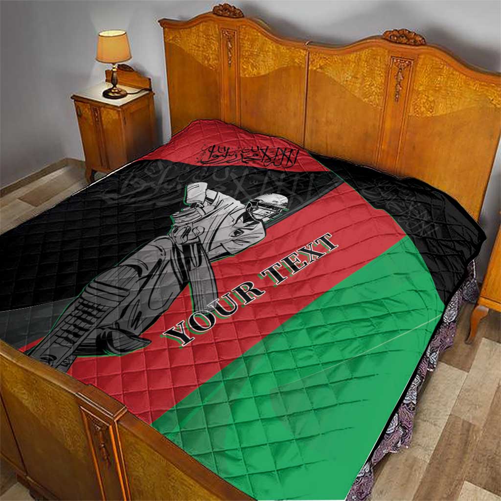 Custom Afghanistan Cricket Quilt Sporty Version - Wonder Print Shop