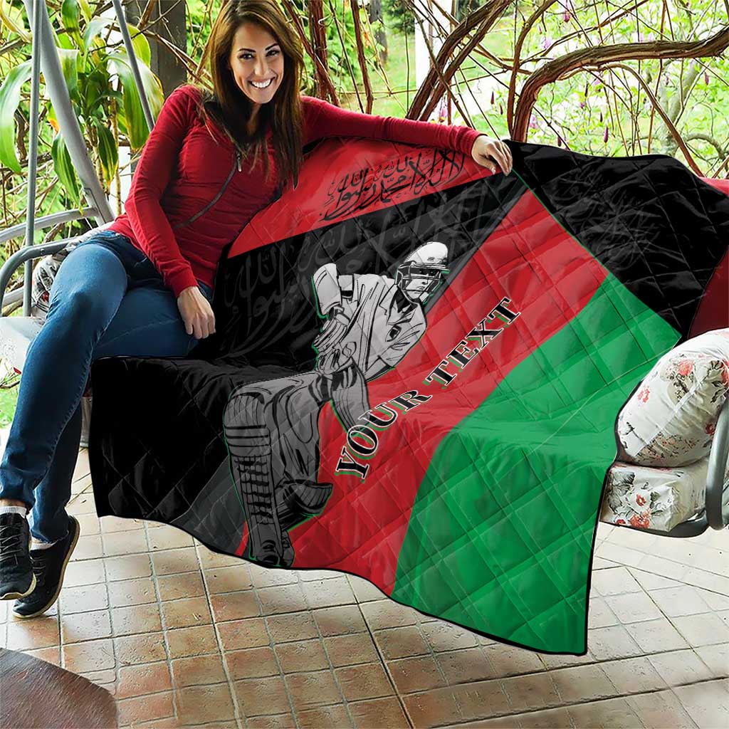 Custom Afghanistan Cricket Quilt Sporty Version - Wonder Print Shop