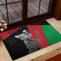 Custom Afghanistan Cricket Rubber Doormat Sporty Version - Wonder Print Shop