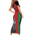Custom Afghanistan Cricket Short Sleeve Bodycon Dress Sporty Version - Wonder Print Shop