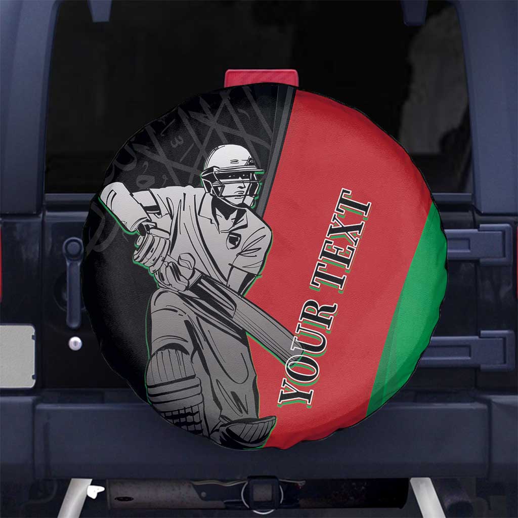 Custom Afghanistan Cricket Spare Tire Cover Sporty Version - Wonder Print Shop