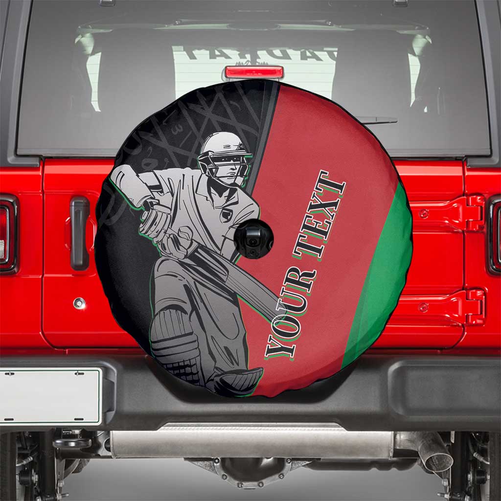 Custom Afghanistan Cricket Spare Tire Cover Sporty Version - Wonder Print Shop