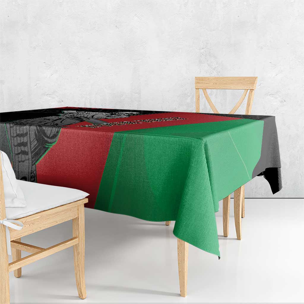 Custom Afghanistan Cricket Tablecloth Sporty Version - Wonder Print Shop