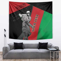 Custom Afghanistan Cricket Tapestry Sporty Version - Wonder Print Shop