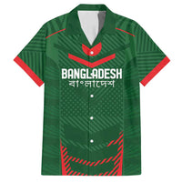 Custom Bangladesh Cricket Family Matching Off Shoulder Short Dress and Hawaiian Shirt Go Tigers Sporty Version LT9 - Wonder Print Shop