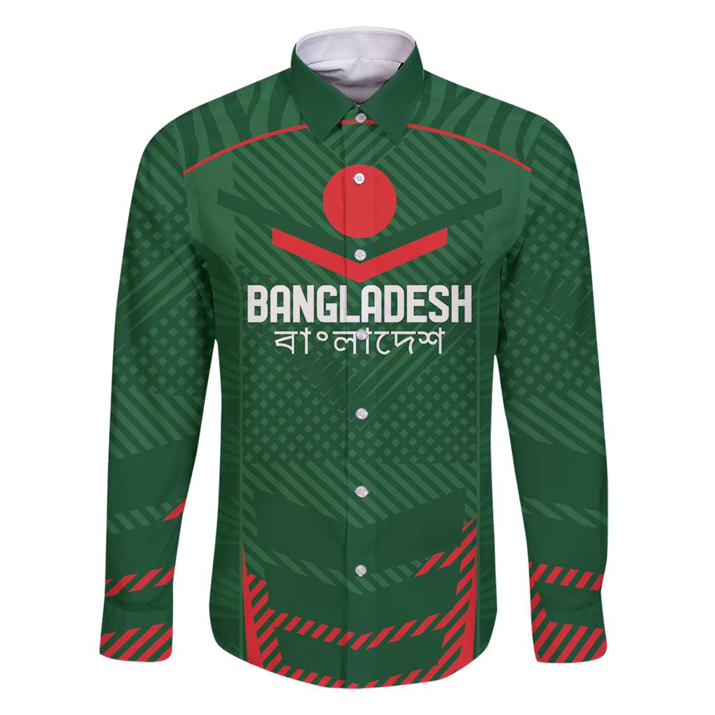 Custom Bangladesh Cricket Family Matching Summer Maxi Dress and Hawaiian Shirt Go Tigers Sporty Version - Wonder Print Shop