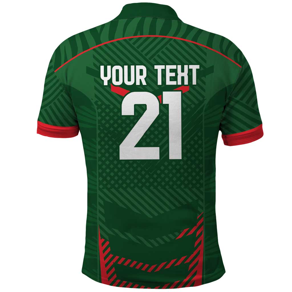Custom Bangladesh Cricket Polo Shirt Go Tigers Sporty Version - Wonder Print Shop