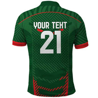 Custom Bangladesh Cricket Polo Shirt Go Tigers Sporty Version - Wonder Print Shop