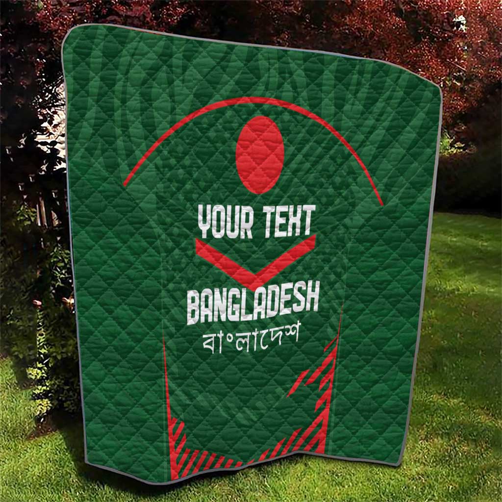 Custom Bangladesh Cricket Quilt Go Tigers Sporty Version - Wonder Print Shop