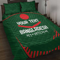 Custom Bangladesh Cricket Quilt Bed Set Go Tigers Sporty Version - Wonder Print Shop