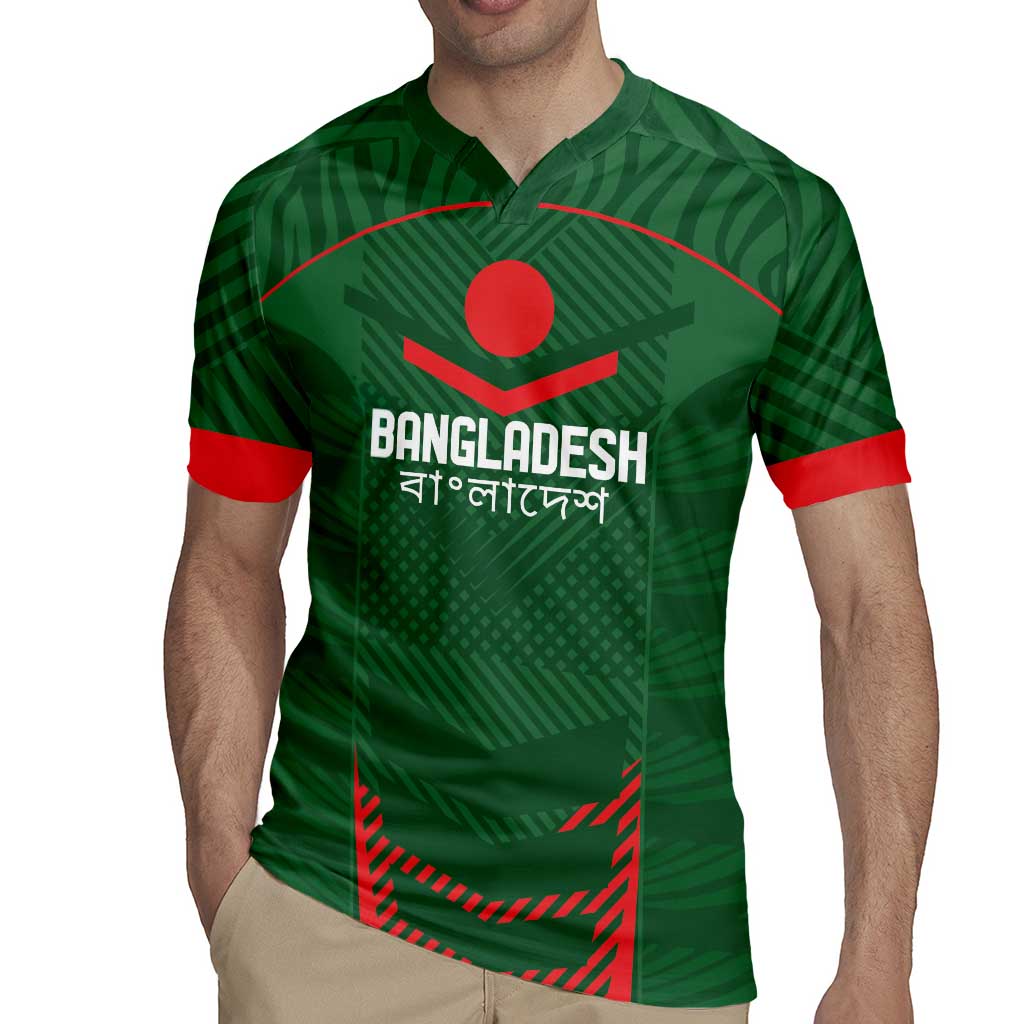 Custom Bangladesh Cricket Rugby Jersey Go Tigers Sporty Version - Wonder Print Shop