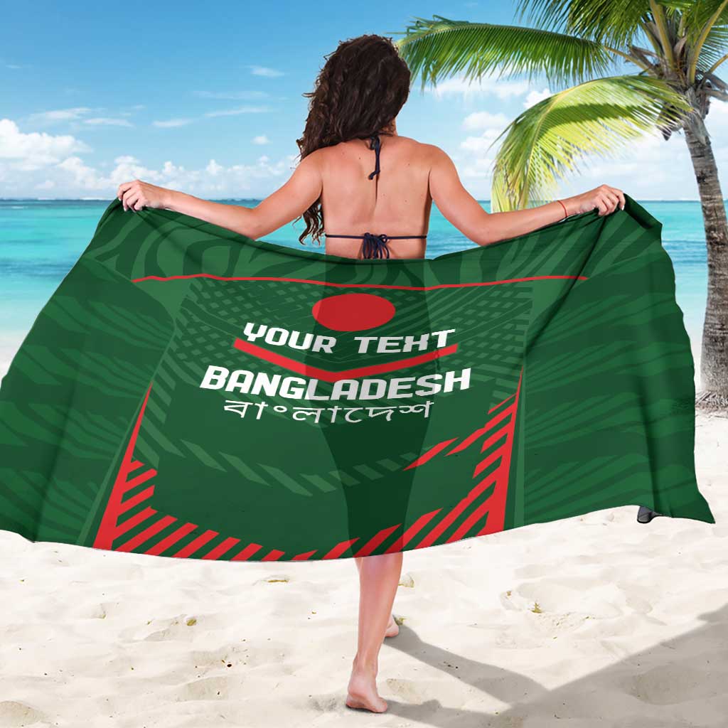 Custom Bangladesh Cricket Sarong Go Tigers Sporty Version - Wonder Print Shop
